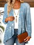 Blouses Femmes Géométrique Décontracté Printemps / Automne Polyester Quotidien Coupe Régulière Manches Longues Régulier Régulier
