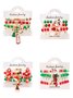 Bracelets Décontracté Plain Toutes Les Saisons Joint Fendu Faire la navette Noël multicouche Bracelet Céramique pour Femme
