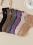 Chaussettes Femmes Simple Motifs de broderie Toutes Les Saisons Coton Brodé Anti-bactérien Quotidien Chaussettes sur le mollet Régulier