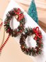 Boucles d'oreilles Femme Rétro Toutes Les Saisons Motif d'Étoile Métal Faire la navette Métal Noël Pendre