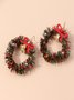 Boucles d'oreilles Femme Rétro Toutes Les Saisons Motif d'Étoile Métal Faire la navette Métal Noël Pendre