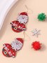 Boucles d'oreilles Femme Rétro Toutes Les Saisons Motif d'Étoile Métal Faire la navette Métal Noël Pendre