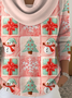 Pulls Femmes Simple Hiver Noël Polyester Vacances Noël Manches Longues Droit Élasticité moyenne