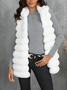 Sans Manches Épaissi Plain Gilet pour Femmes