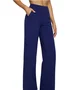Pantalons Simple Plain Printemps / Automne Polyester Quotidien Ample Pantalon droit Long Droit pour Femmes