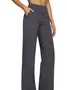 Pantalons Simple Plain Printemps / Automne Polyester Quotidien Ample Pantalon droit Long Droit pour Femmes