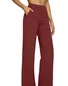 Pantalons Simple Plain Printemps / Automne Polyester Quotidien Ample Pantalon droit Long Droit pour Femmes