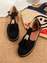Femmes Or Boucle Frange Mary Jane Chaussure