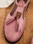 Femmes Or Boucle Frange Mary Jane Chaussure