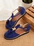 Femmes Or Boucle Frange Mary Jane Chaussure