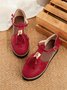 Femmes Or Boucle Frange Mary Jane Chaussure