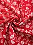 Robe D'été Femme Vetement Hippie Chic Florale Mince à Manches Courtes