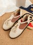 Femmes Or Boucle Frange Mary Jane Chaussure