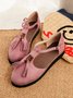 Femmes Or Boucle Frange Mary Jane Chaussure