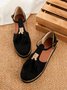 Femmes Or Boucle Frange Mary Jane Chaussure