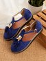 Femmes Or Boucle Frange Mary Jane Chaussure