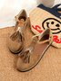 Femmes Or Boucle Frange Mary Jane Chaussure