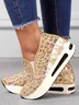 Chaussures Décontractées Femmes Décontracté Plain Toutes Les Saisons Respirable à Enfiler Talon Bas Bout Fermé PU à Enfiler