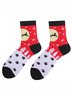 Chaussettes Hommes Fête Toutes Les Saisons Imprimé d'Animal en Mélangé de Coton Poids Moyen Micro-élasticité Respirable