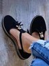 Femmes Or Boucle Frange Mary Jane Chaussure