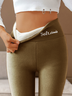 Legging en Coton Chaud en Velours d'agneau pour femme d'automne et d'hiver Yoga