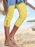 Pantalons De Yoga Femmes Plain Toutes Les Saisons Simple Quotidien Dentelle Jersey Serré Legging Dakota du Sud