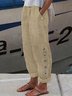 Pantalons Femmes Décontracté Toutes Les Saisons Marguerite Naturel Quotidien Meilleure vente Boucle Régulier CC