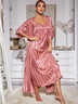 Ensembles de Pyjama Femmes Simple Bloc de Couleur Toutes Les Saisons Spandex Naturel Non-rides 1 jeu Demi Manche Élasticité moyenne