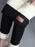Pantalons De Yoga Femmes Décontracté Plain Printemps / Automne Polyester Naturel Quotidien chaleur Long en Toison