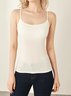 Camisole Femmes Décontracté Plain Été à Bretelles Micro-élasticité Coupe Régulière Régulier Gallus Droit