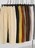 Pantalons Décontracté Plain Printemps / Automne Coton Naturel Quotidien Ample Pantalon à la cheville Droit pour Femmes