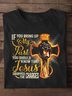 T-shirts Décontracté Printemps / Automne Imprimé de Lettre Motif Quotidien Ample Manches Longues Col Rond Trapèze Régulier pour Femmes