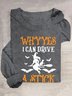 T-shirts Décontracté Printemps / Automne Toussaint Quotidien Manches Longues en Mélangé de Coton Régulier Droit Élasticité moyenne pour Femmes