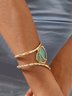 Bracelets Plain Toutes Les Saisons Urbain Fête Résine Manchette pour Femmes