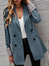 Manches Longues Régulier Plain Blazer pour Femmes
