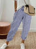 Pantalons Décontracté Plain Printemps / Automne Naturel Aucune élasticité Pantalon droit Long Droit Régulier pour Femmes