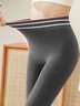 Pantalons De Yoga Femmes Plain Décontracté Hiver à Haute Élasticité Quotidien Serré Long Legging Droit