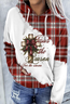à Capuche Décontracté Printemps / Automne Lettres de texte Coton Sweat-shirt à Capuche Coupe Régulière Régulier Trapèze Régulier pour Femmes