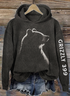 à Capuche Décontracté Printemps / Automne Lettres de texte Sweat-shirt à Capuche Micro-élasticité Quotidien Coupe Régulière Trapèze Régulier pour Femmes