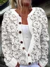 Cardigans Femmes Ethnique Printemps / Automne impression en 3D Tricoté Faire la navette Ample Régulier Droit Régulier