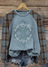 à Capuche Décontracté Printemps / Automne Lettres de texte Sweat-shirt à Capuche Micro-élasticité Coupe Régulière Manches Longues Régulier Régulier pour Femmes