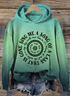 à Capuche Femmes Décontracté Printemps / Automne Lettres de texte Sweat-shirt à Capuche Micro-élasticité Coupe Régulière Régulier Trapèze Régulier