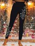 Pantalons De Yoga Femmes Rétro Toutes Les Saisons impression en 3D Naturel à Haute Élasticité Jersey Long Legging Régulier