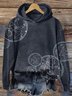 à Capuche Femmes Décontracté Printemps / Automne Lettres de texte Sweat-shirt à Capuche Coupe Régulière Manches Longues Régulier Trapèze Régulier