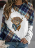 à Capuche Décontracté Printemps / Automne Lettres de texte Sweat-shirt à Capuche Quotidien Coupe Régulière Manches Longues Régulier Trapèze pour Femmes
