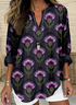 Chemises Décontracté Printemps / Automne Plaid Coton Micro-élasticité Quotidien Coupe Régulière Régulier Régulier pour Femmes