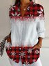 Chemises Décontracté Printemps / Automne Plaid Polyester Aucune élasticité Quotidien Régulier Droit T.-N.-L. pour Femmes