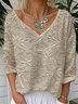 T-shirts Femmes Décontracté Printemps / Automne impression en 3D Léger Aucune élasticité Quotidien Ample Jersey Manches Longues