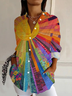 Chemises Décontracté Floral Printemps / Automne Polyester Aucune élasticité Régulier Droit Régulier T.-N.-L. pour Femmes
