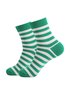 Chaussettes Rayé Décontracté Toutes Les Saisons Coton Vacances Chaussettes sur le mollet Régulier pour Femmes